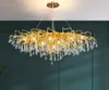 Moderne LED Crystal Kroonluchters Gouden Kroonluchter Luxe Verlichting Keuken Dineren Woonkamer Slaapkamer Opknoping Lamp Luster