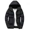 Homens Down Jacket Inverno Acolchoado Mens Com Capuz Casacos Curtos Capuz Acolchoado Capuz Espessado Estilo Coreano Down Jacket Casaco Men's Outono 201225