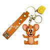Schlüsselanhänger Nette Katze und Maus Tom Jerry Key Paar Auto Tasche Anhänger Kleines Geschenk