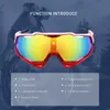 Designer zonnebril voor mannen en vrouwen Goggles Winddicht ultraviolet-proof Uitgeholde grens Oversize sport Eyewear Bril