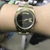 Hot style Watch Herr Daydate Automatisk 18k guld Safirglas Rostfritt Automatisk Herrklockor Sport Armbandsur för män