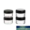 12pcs 20g Portable Plastic Cosmetic Empty Jars Clear Bottles Eyeshadow Makeup Cream Lip Balm Container Pots