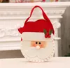 Boże Narodzenie Dekoracje Snowman Santa Claus Elk Non Woven Cukierki Torba Dla Dzieci Boże Narodzenie Torba Prezent Wnętrz Torba DB036