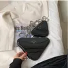 women mini triangle fashion luxury lady purses triangle crossbody bags pu change bag designers shoulder handbag Q021