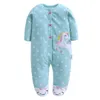 Newborn Polar Fleece Romber Spring Baby Boy Комбинезон 0-3 месяца Детская девушка Одежда младенца ondentie Baby Boys Одежда 201027