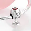 New 925 Sterling Silver Christmas charm wine coffee snowflake house bead fit original bracelet DIY women jewelry 20209120940