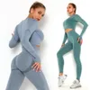 Collant a compressione a vita alta da donna Pantaloni sportivi Push Up Running Gym Leggings fitness Pantaloni da yoga senza cuciture per il controllo della pancia