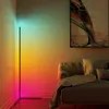 その他の屋内照明wifiモダンノルディックフロアBluetooth RGB LEDライトコーナートールランプベッドルームルームの装飾スタンディングランプ雰囲気