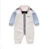 YiErYing Baby Casual Romper Boy gentleman Style Onesie for Autumn Baby Jumpsuit 100% Cotton LJ201023