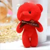 1213 cm doux ours en peluche jouets en peluche Mini ours en peluche poupées jouet petit cadeau pour fête de mariage porte-clés sac pendentif Doll6093714