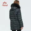 Astrid Winter new arrival down jacket women with a fur collar outerwear quality fashion medium length winter coat FR1830 200928