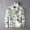 Męskie Kurtki MoruanCle Fashion Mens Camouflage Jean Streetwear Camo Denim Kurtka Odzieżowa Dla Man Hi Street Tops Odzież1