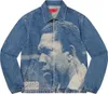 Herenjacks herenjassen nieuwe 20fw een liefde John cochran zwart portret denim jas 2023 864