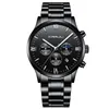 2020 montres pour hommes Crrju Chronographe Montre À Quartz Hommes Simple Mode Robe Décontractée Montres En Acier Inoxydable 30 M Quotidien Étanche Date relogio