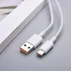 6a Type-C-kabels snel opladen voor Huawei 5A 66W Max Supercharge USB-C-gegevenskabel 40 P40 Pro