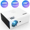 AZEUS RD-822 видеопроектор досуг C3MQ мини-проекторы поддержки 1920 * 1080P портативный проектор для дома с 40000 HRS LED LAMPA28 A39
