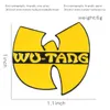 Hot selling cute cartoon personalized letter WUTANG alloy enamel pin badge brooch