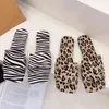 Slippers New Fashion Zebra Striped Slides Outside Summer Women s Flat Ytmtloy Leopard Zapatillas Mujer Bc3602 220304