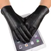 Wysokiej Jakości Eleganckie Kobiety Lambskin Rękawiczki Skórzane Jesień I Winter Trendy Thermal Female Glove1