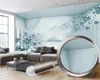 3d обои Расширения Спальни Space Luxury Blue Diamond Indoor TV фон украшение стена Mural обои