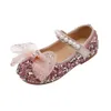 أحذية الأطفال الربيع الجديدة و Autunm for Bow Girls Wedding Party Princess Shoes Toddler Girl Shoes #26-35