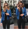 Autumn Winter Women Casual Jacket Suits Short Coat PU Leather Fashion Lady Slim Jacket Outwear Blazers