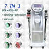 Slankmachine multifunctionele face lift 80k ultrasone cavitatie 5dcarling instrument RF vacu￼m rf body vorming apparaat