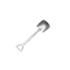 Mini Shovel Shape Spoon Home Hotel Party Stainless Steel Fruits Scoop Ice Cream Desserts Square Cusp Head Ladle New Arrival 1 9dh G2