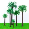 30 peças coqueiros artificiais cenário modelo arquitetura em miniatura árvores 292w2343918