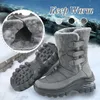 Pinsen Winter Waterproof Wysoka jakość Keep Warm Plush Women Midcalf Snow Boots Botas Botas Mujer Y200915 Gai Gai Gai