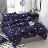 3/4 pcs / set rosa lila unicorn barn sängkläder uppsättning sängkläder sängkläder bomullsduket täcke set säng ark pillowcases hem textie y200417