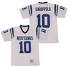 Homens Escola Futebol 10 Jimmy Garoppolo Rolling Meadows Jersey Away Cor Branco Respirável All Ing Puro Algodão de Alta Qualidade