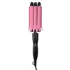 FreeShipping Hair Curling Iron Ceramic Triple Professional Triple Pipe Curler Egg Roll Hair Styling Tools Hair Styler Wand Curler Irons