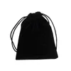 Black 7*9cm Velvet Jewelry Pouch Christmas Gift Bags Present Fit for Jewelry Necklace Bracelet Earring Packaging Cloth Bag DH8385