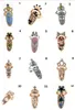 2021 Novelty Bowknot Nail Ring Charm Crown Flower Crystal Finger Nail Rings For Women Lady Rhinestone Fingernail Protective Fashion Jewelry