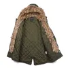 Retro M51 Updated Style Army Fur Hood Winter Fishtail Parka Men Coat Jacket Thick Green Black Detachable 20221 Phin22
