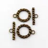 50 Sets Alloy OT Toggle Clasps For Bracelets, Necklace Findings End Clasp Connectors Hooks DIY Jewelry Making F-68