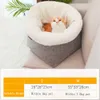 Hoopet Cat Basket Pet Dog łóżko dla ciepłych psów domy S Pets Produkty Puppy Soft Batble Y200330