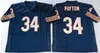 NCAA DEVIN HESTER JERSEY JIM AHON WALTER PAYTON GALE SAYERS MIKE SINGLETARY DICK BUTKUS BLUE VINTAGEジャージ100％ED MENS