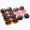 Vengom oversized Black Square Sunglasses Donne colorate Big Frame Unisex Occhiali da sole con stile sfumato stile hip hop