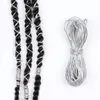 5 pçs dreadlock contas tranças acessórios para o cabelo trança estilo de cabelo shimmer elástico trança cordas de cabelo longo 1 mpc2776707