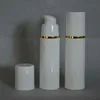 Бутылки для хранения JARS 1000 шт. 15 мл 30 мл 50 мл безвоздушного вакуумного насоса лосьон с золотой линией, используемой для косметического контейнера F20221085