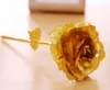 Christmas Day Gift 24k Gold Foil Plated Rose Creative Gifts Lasts Forever Rose for Valentine Day girl gifts
