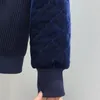 秋と冬のレトロ洗浄デニムコットンジャケットステッチ小さなジャケットの三次元ダイヤモンドステッチベルベットスリーブステッチFD370