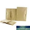 Winco Pack Kraftpapier-Teebeutel mit flachem Boden, recycelte Kaffeebohnenbeutel aus Kraftpapier