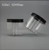 420g/ml Clear Plastic Big bottle Wholesale Retail Originales Refillable Cosmetic Cream Butter Honey Pill Empty Containers jars