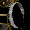 Corone di zirconi da sposa Diademi nuziali Gioielli per capelli diadema tiara de noiva corona nupcial Accessori da sposa257G