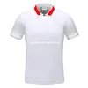 2020 Nieuwe Designer Merk Polo Shirt Mannen T-shirts Luxe Heren Polo Bloemen Borduren High Street Famous Print Mannen polo M-3XL