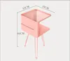 マカロンソファーサイドテーブルリビングルーム家具創造的なシンプルなモダンライト高級可動鉄コーナーテーブル