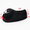 2022 Peluche Morbide Pantofole Donna Uomo Monokuma Kigurumis Nero Bianco Animale Orso Scarpe da casa Cartoon Cute House Slipper Big Size 42